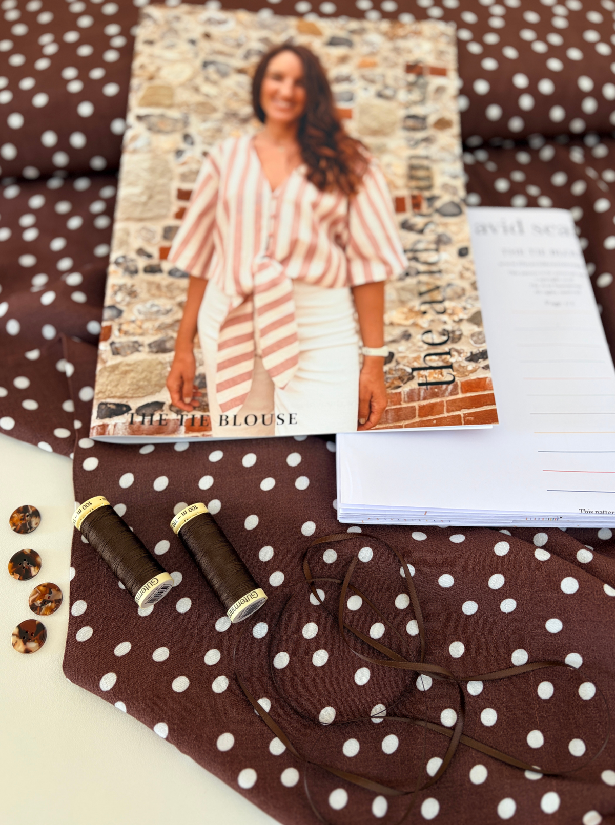 The Tie Blouse | Sewing Kits - The Avid Seamstress