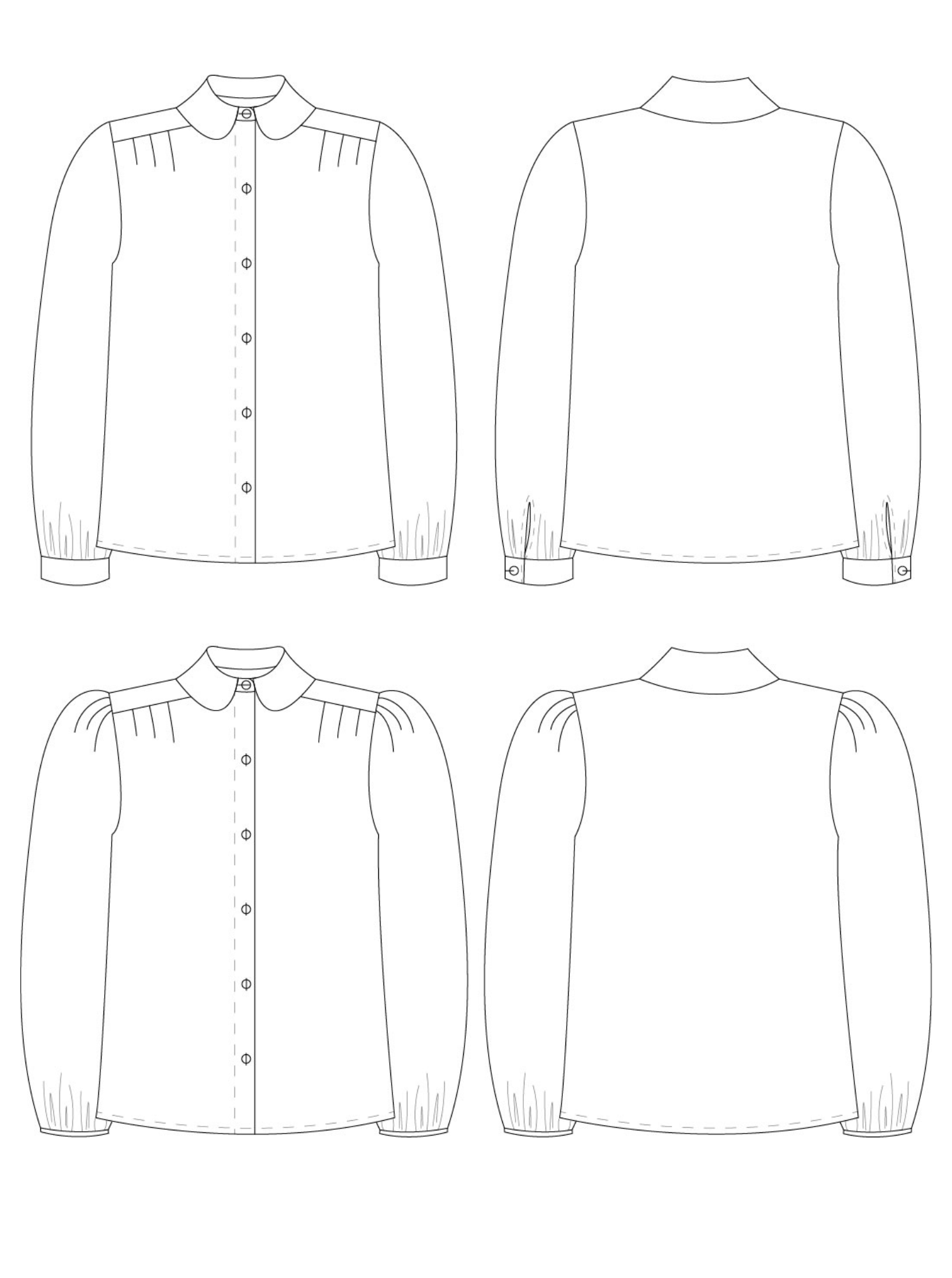 ** NEW ** The Pleated Blouse Sewing Pattern - The Avid Seamstress