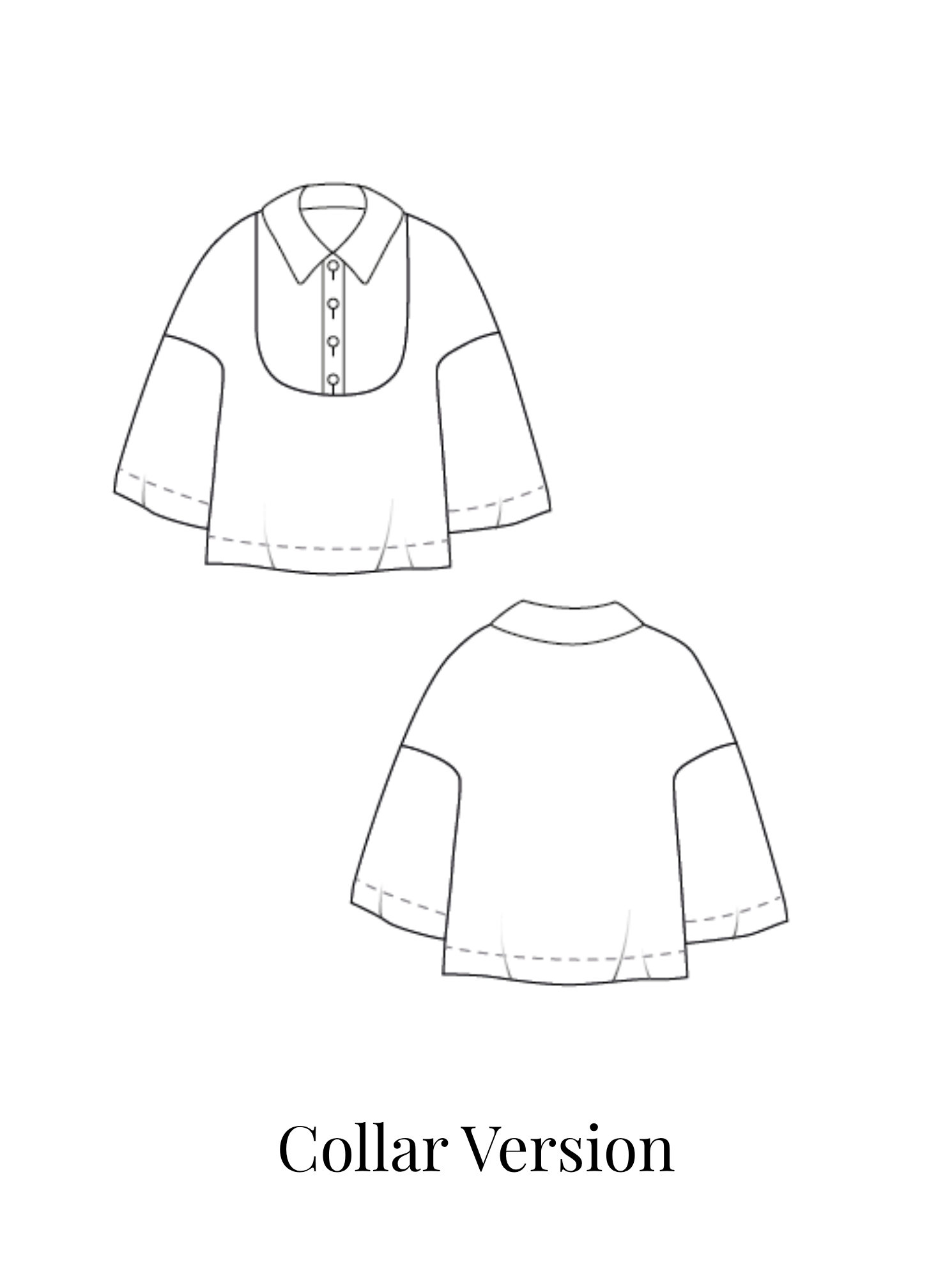 The Bib Shirt - NEW - The Avid Seamstress