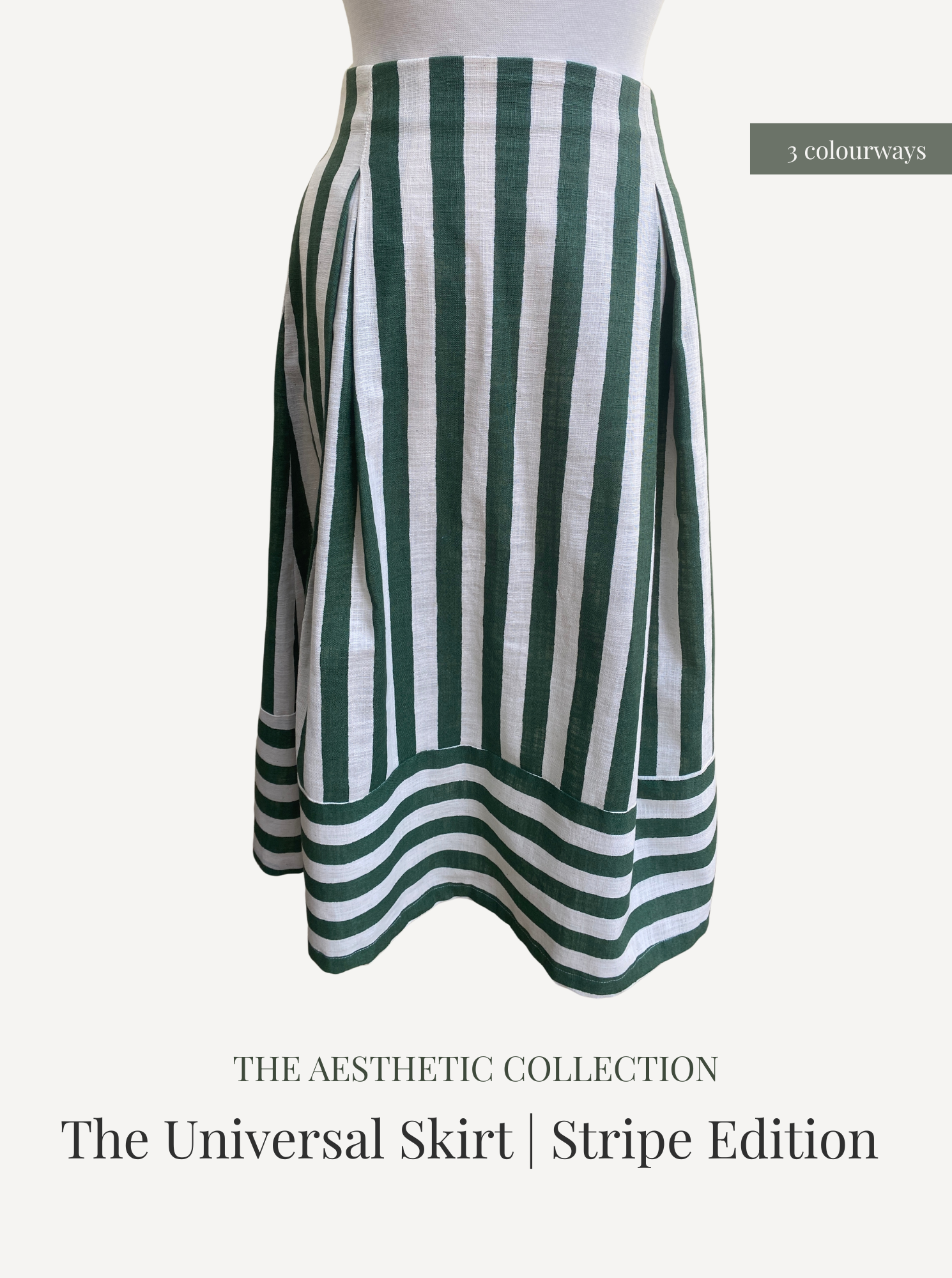 The Universal Skirt | Stripe Edition - The Avid Seamstress