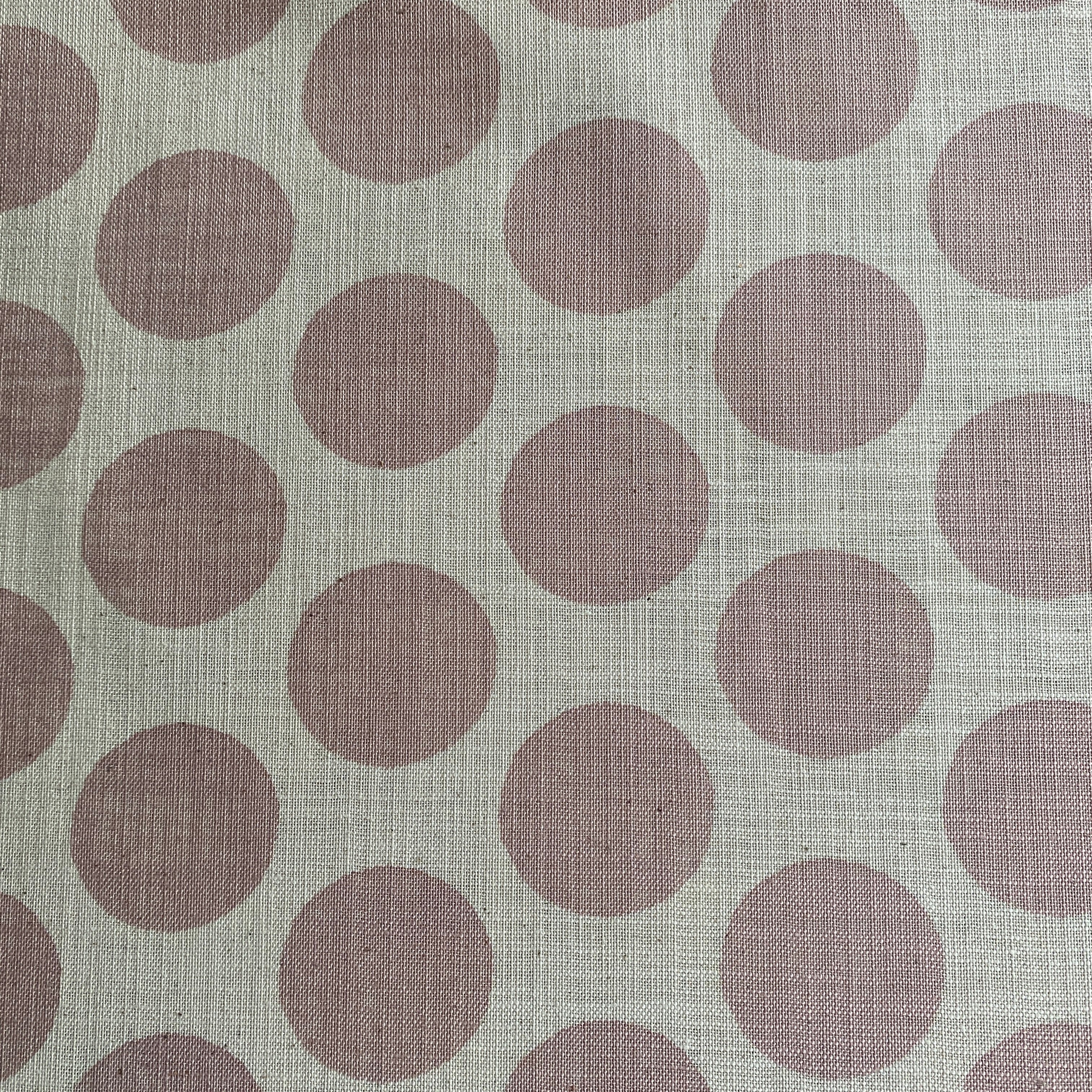 SEVENBERRY ~ Linen Look Cotton ~ Pink Spot