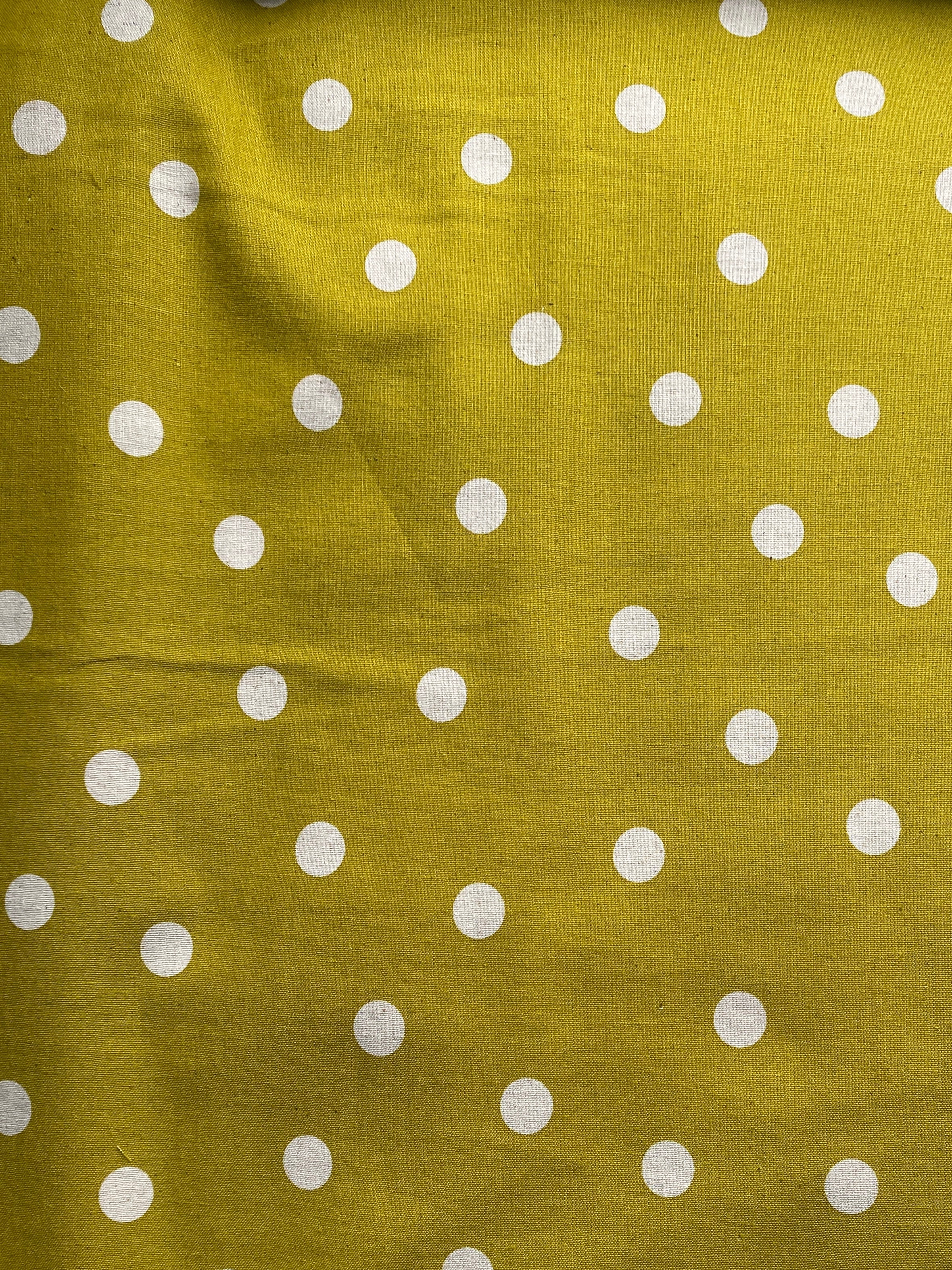 KOKKA ~ Cotton / Linen Blend ~ Polka Dot - The Avid Seamstress