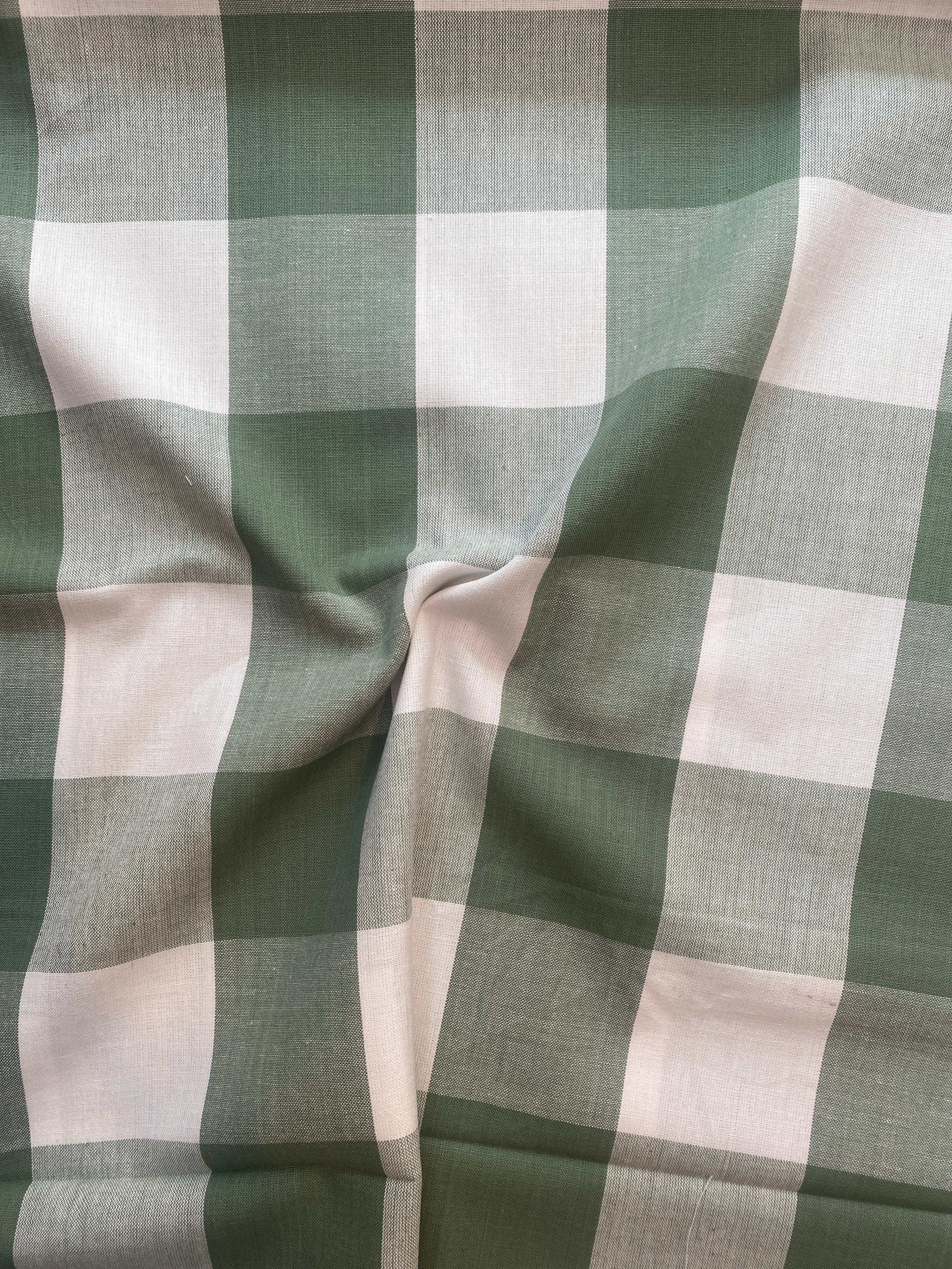 FABLEISM ~ Eucalyptus Large Check - The Avid Seamstress