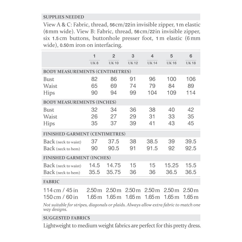 The Day Dress Sewing Pattern - The Avid Seamstress