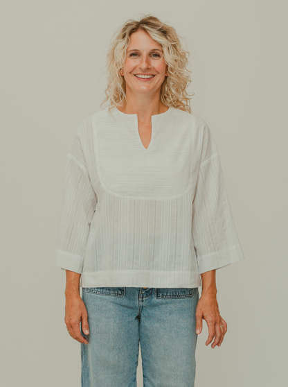 The Bib Shirt Sewing Pattern - NEW - The Avid Seamstress