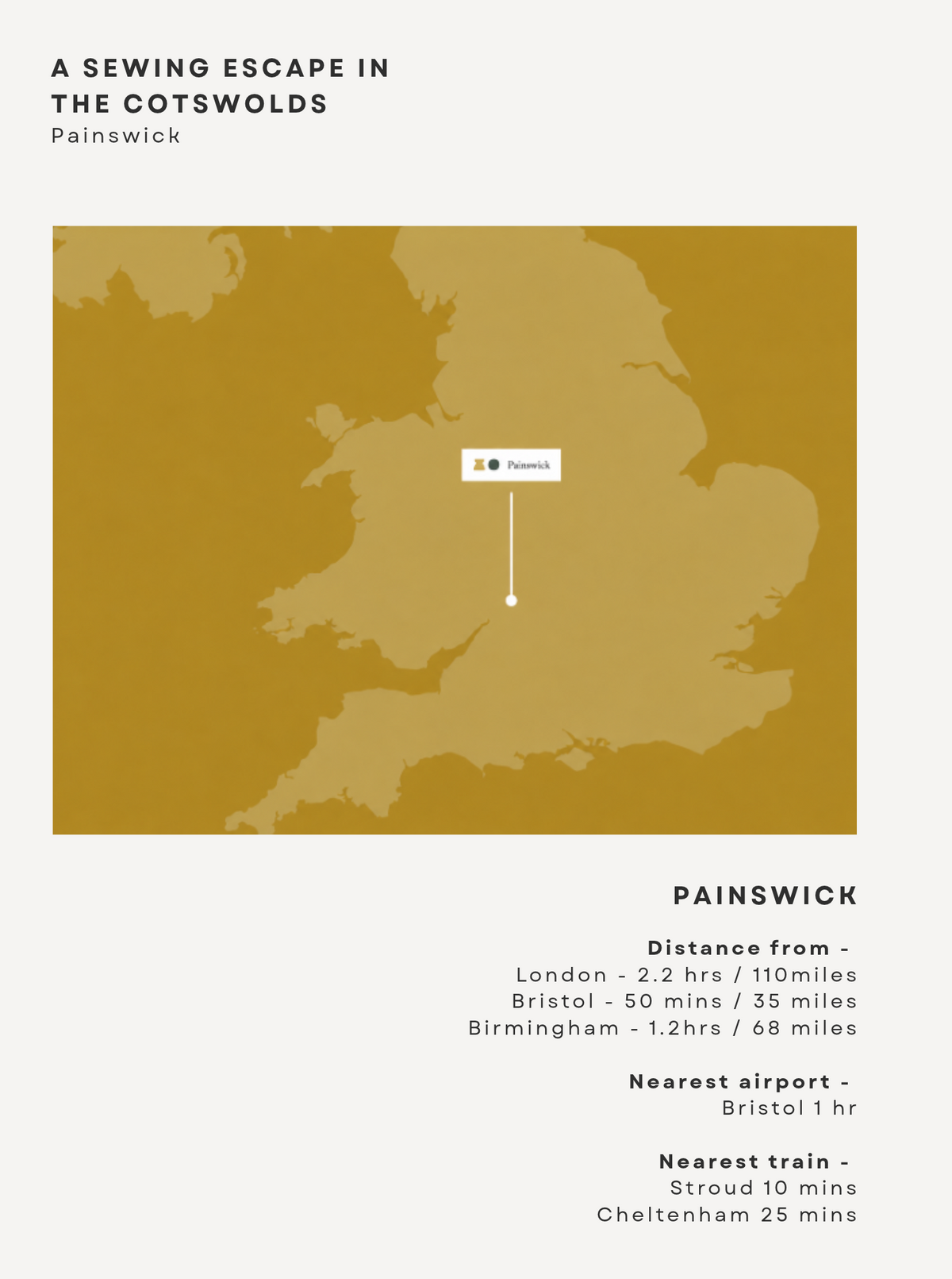 Cotswolds Sewing Retreat | 10 - 14 May 2027