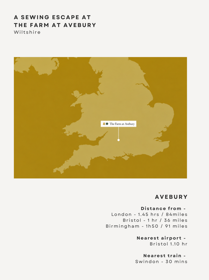 Avebury Sewing Retreat | 12 - 16 September 2027