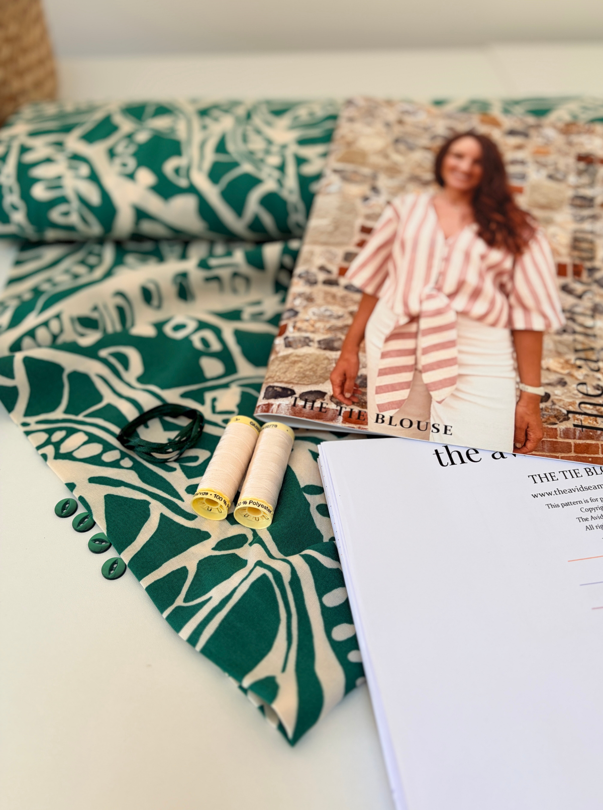 The Tie Blouse | Sewing Kits - The Avid Seamstress