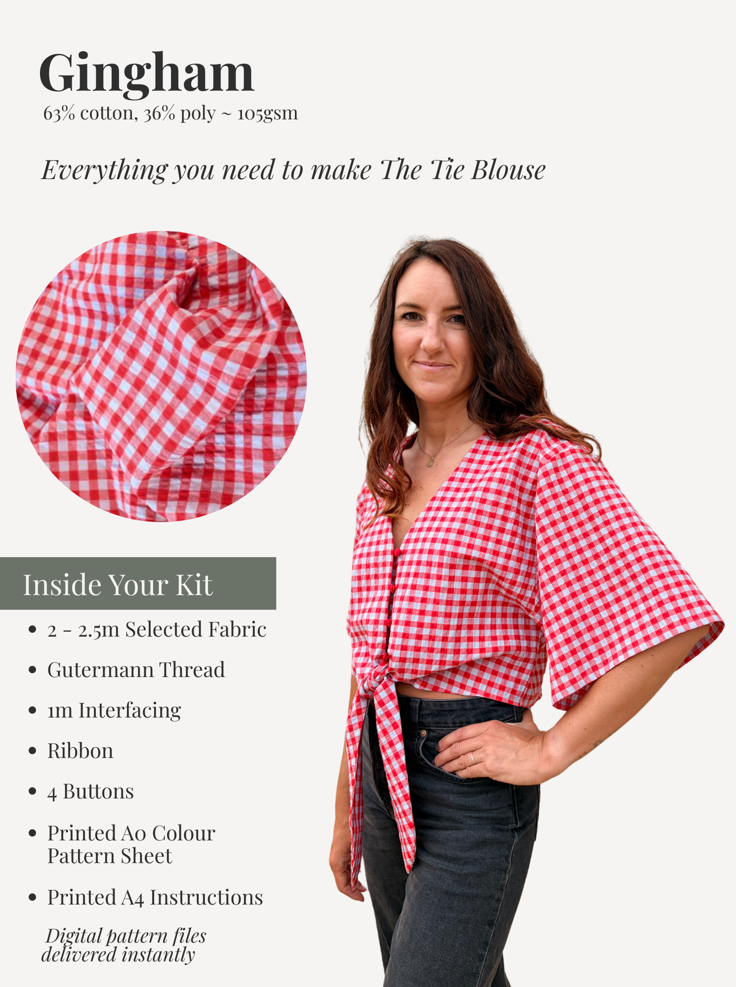 The Tie Blouse | Sewing Kits