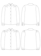 ** NEW ** The Pleated Blouse Sewing Pattern - The Avid Seamstress