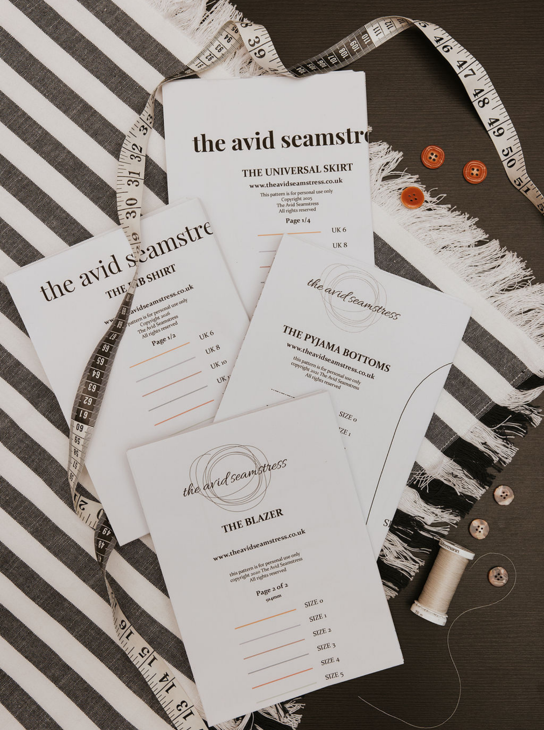 A0 and Copy Shop Sewing Pattern Print (B&amp;W / Colour)