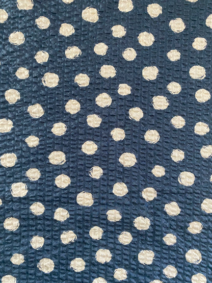 SEVENBERRY ~ Cotton Ripple Seersucker ~ Blue - The Avid Seamstress