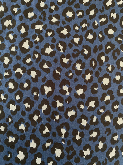 SEVENBERRY ~ Cotton Printed Broadcloth ~ Leopard - The Avid Seamstress