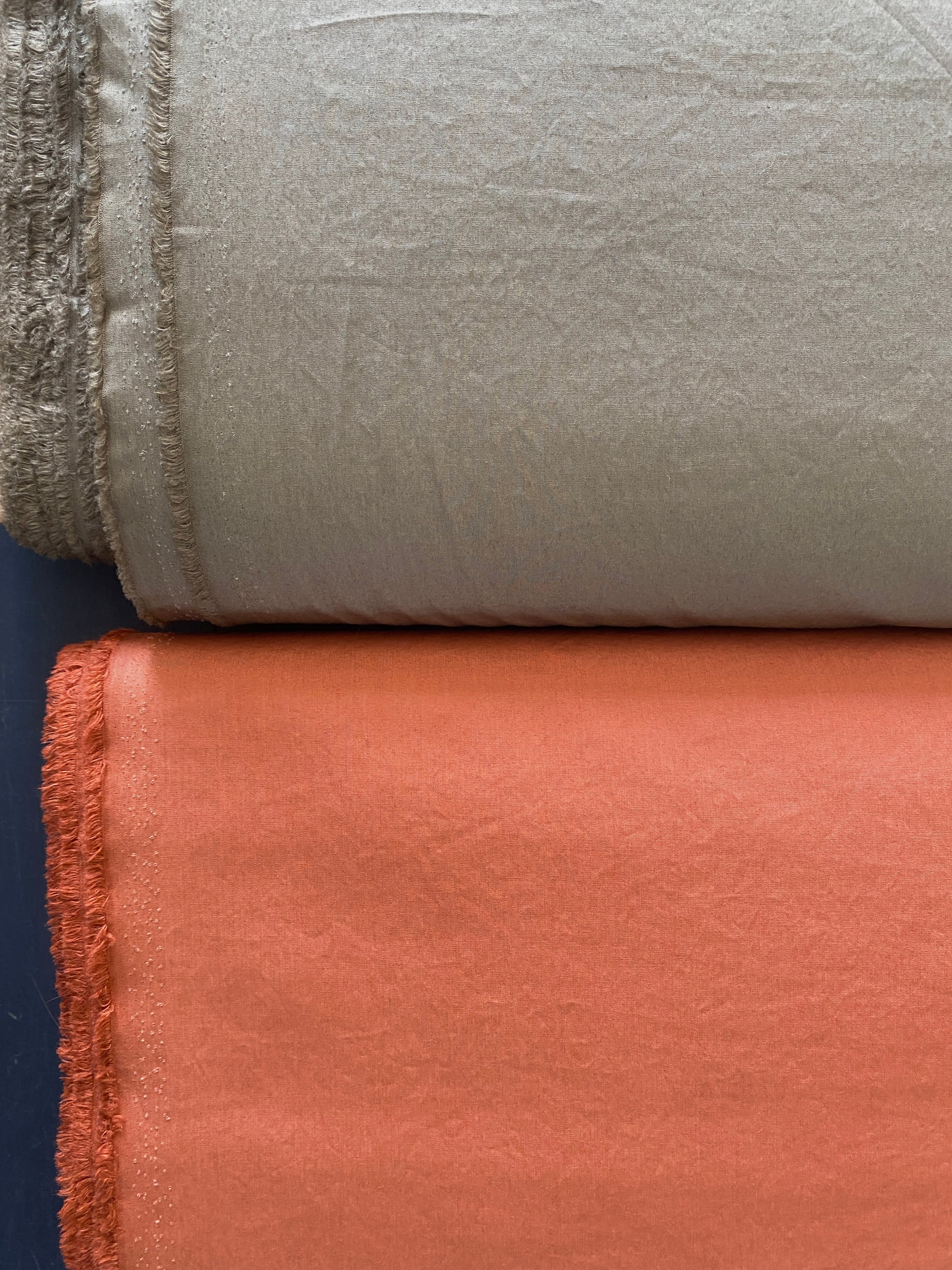 SEVENBERRY ~ Cotton Dyed Typewriter Cloth ~ Taupe - The Avid Seamstress