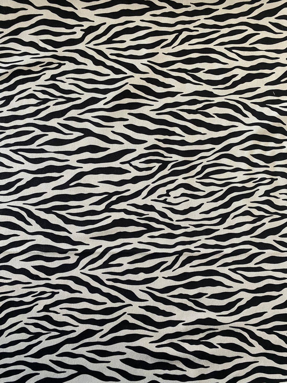 SEVENBERRY ~ Cotton Printed Twill ~ Zebra - The Avid Seamstress