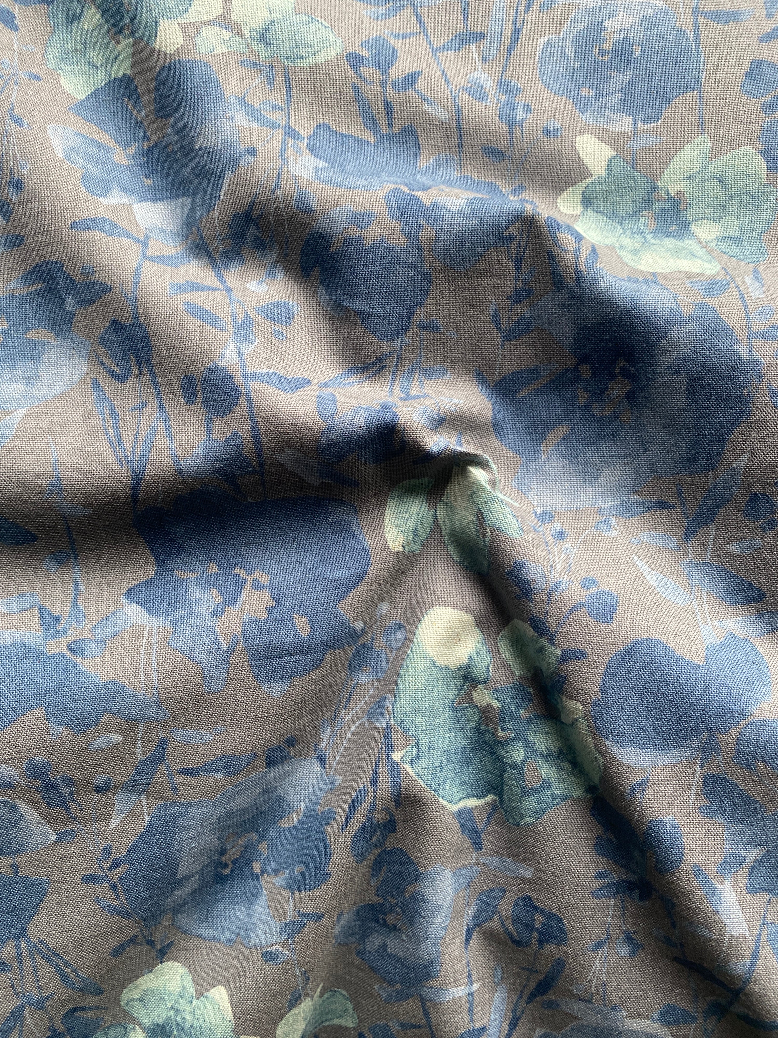 KOKKA ~ Watercolour Floral Cotton Linen - The Avid Seamstress