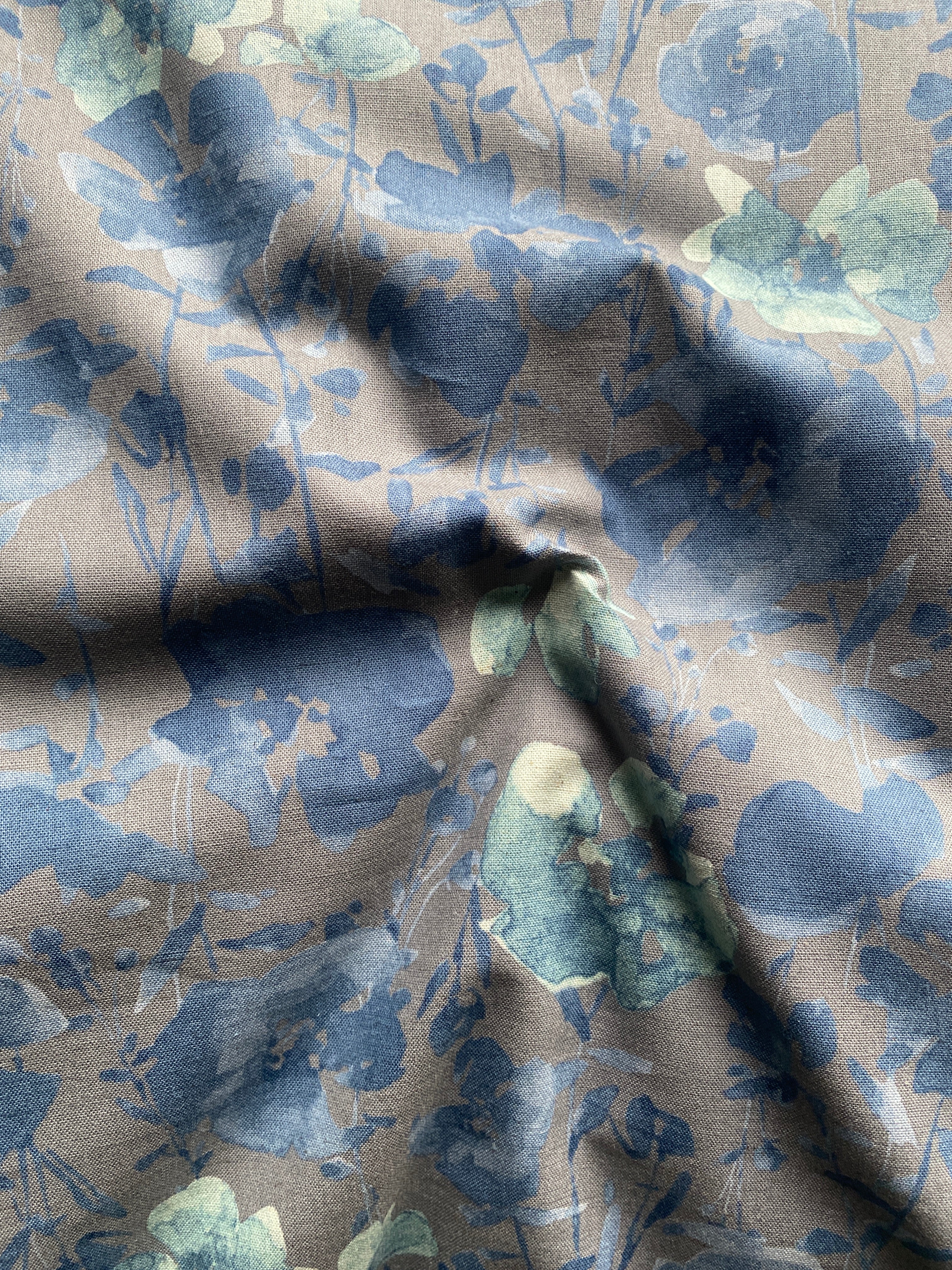 KOKKA ~ Watercolour Floral Cotton Linen - The Avid Seamstress