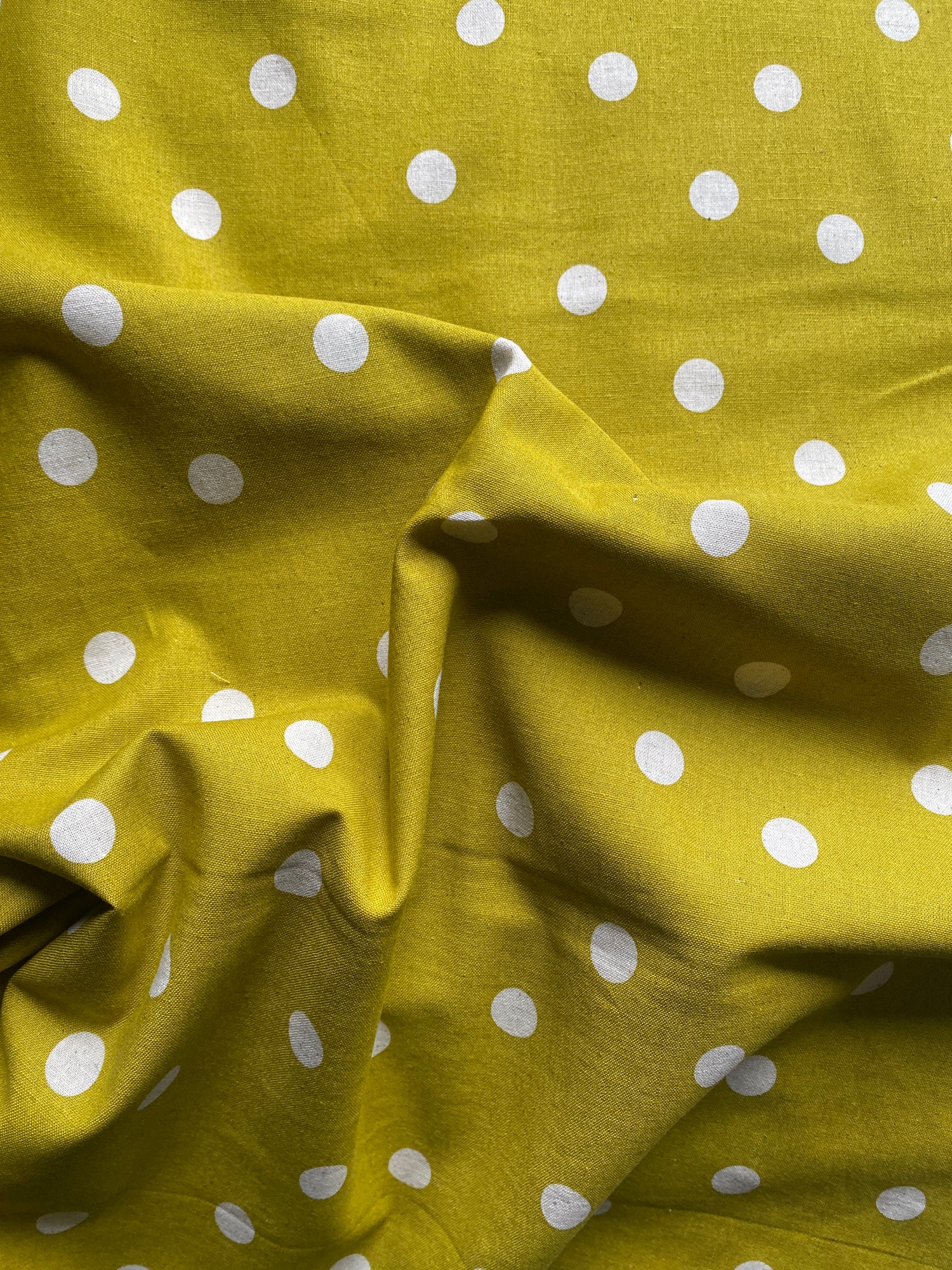 KOKKA ~ Cotton / Linen Blend ~ Polka Dot - The Avid Seamstress