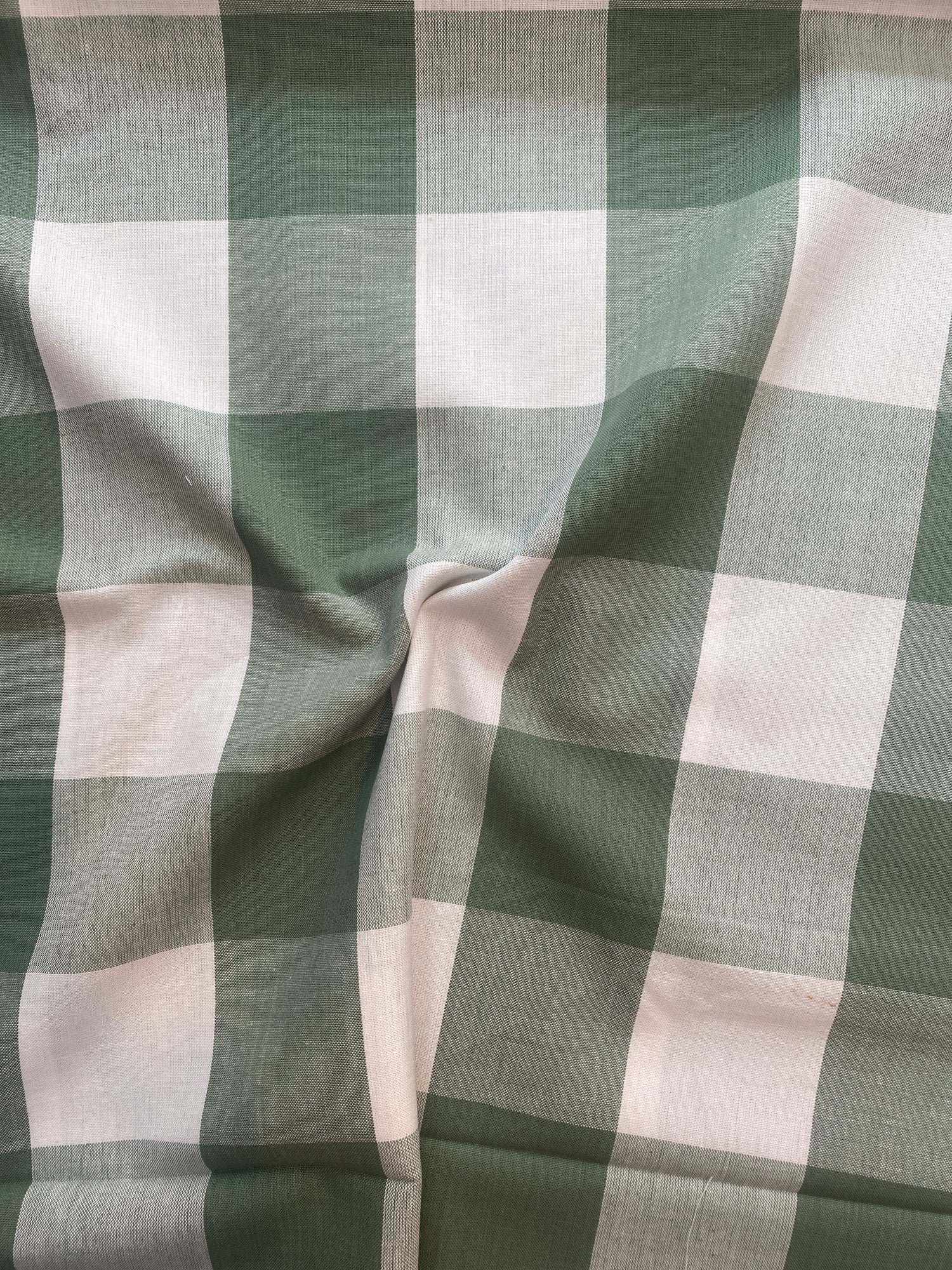 FABLEISM ~ Eucalyptus Large Check - The Avid Seamstress