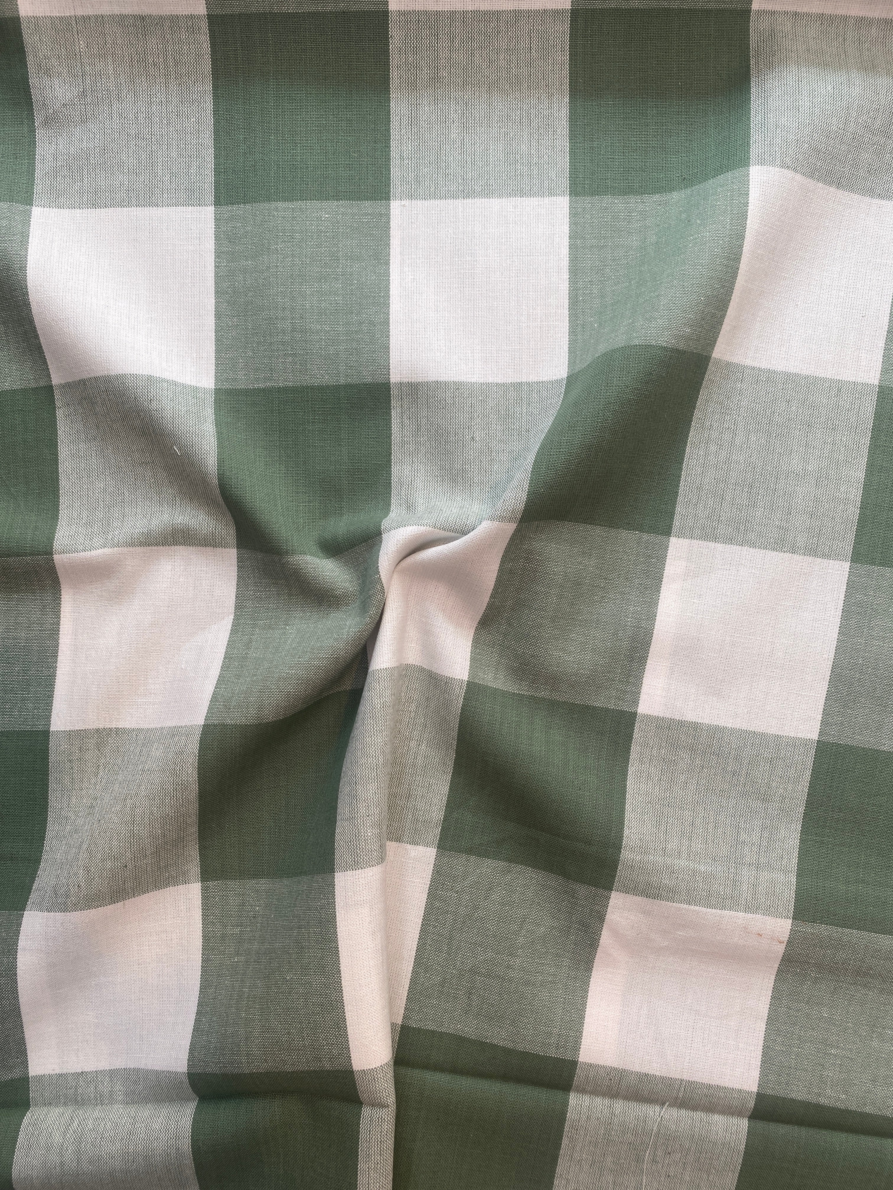 FABLEISM ~ Eucalyptus Large Check - The Avid Seamstress