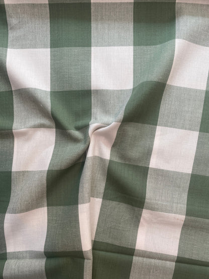 FABLEISM ~ Eucalyptus Large Check - The Avid Seamstress