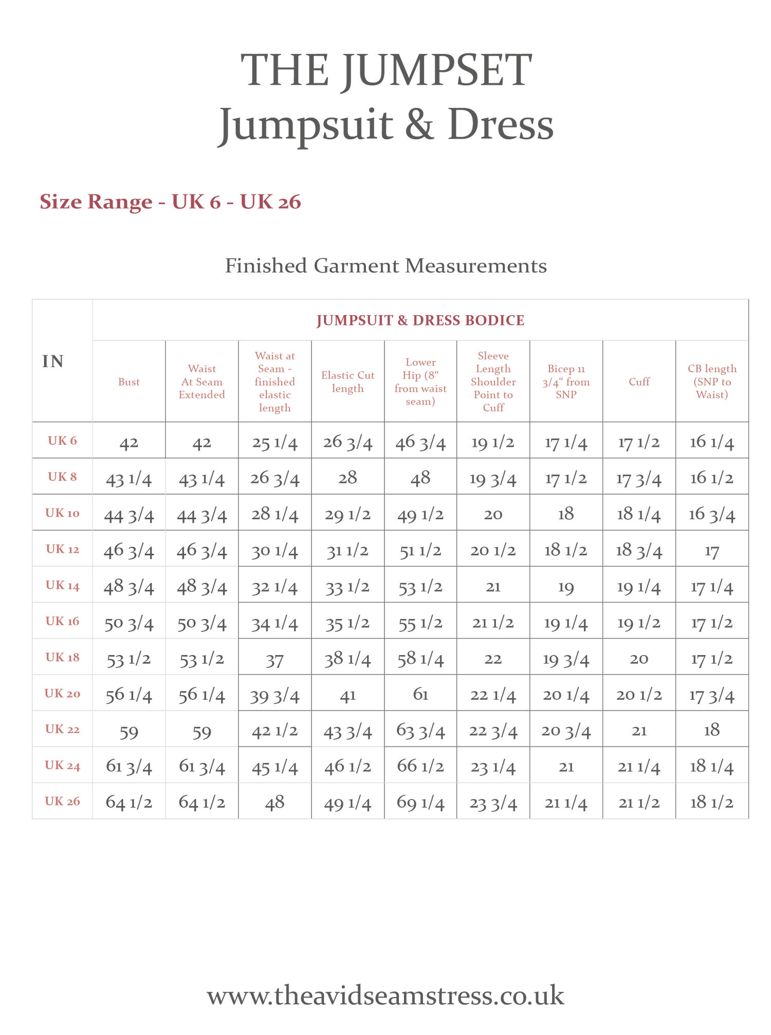 * NEW * The Jumpset - Jumpsuit &amp; Dress Sewing Pattern - The Avid Seamstress