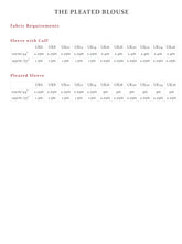 ** NEW ** The Pleated Blouse Sewing Pattern - The Avid Seamstress