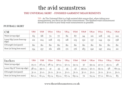 The Aesthetic Kit – The Universal Skirt - The Avid Seamstress