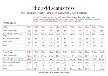 The Aesthetic Kit – The Universal Skirt - The Avid Seamstress