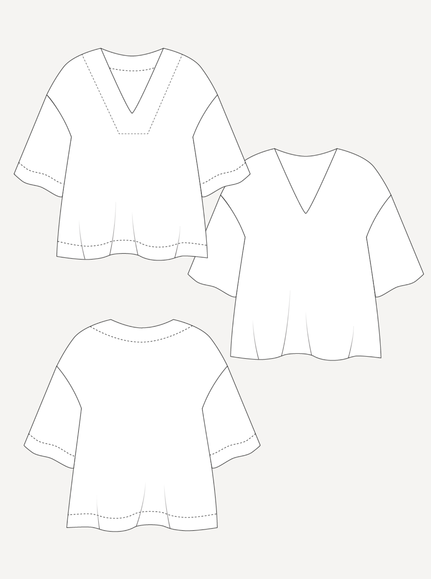 The V-Neck Top - NEW - The Avid Seamstress