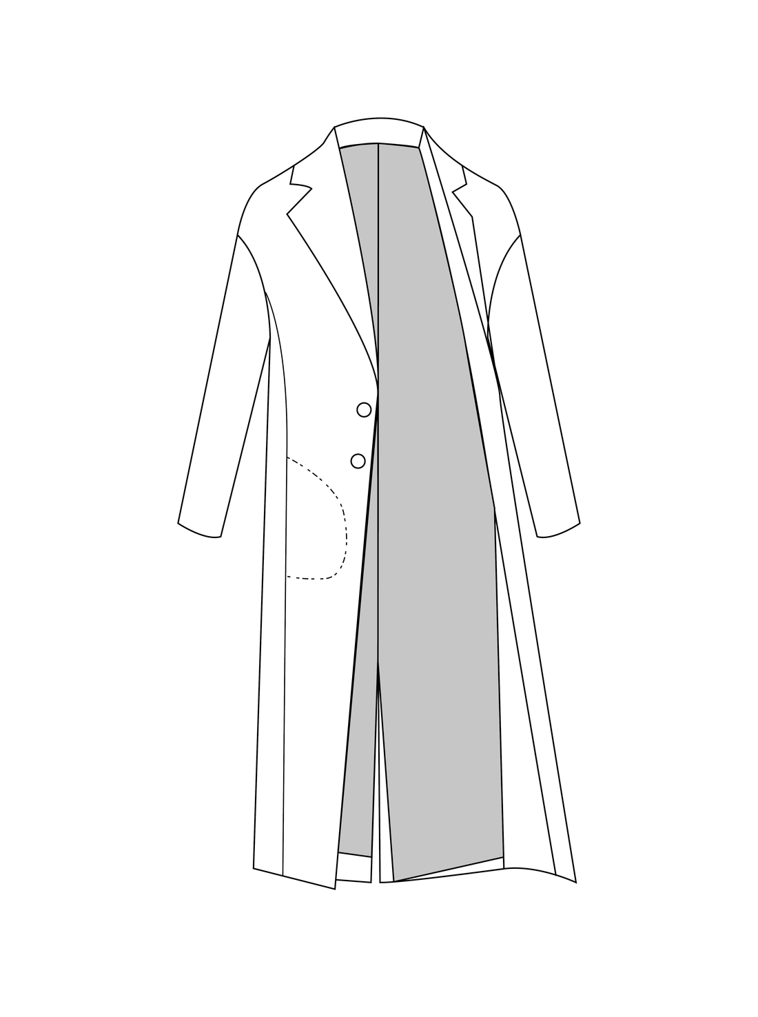 The Coat Sewing Pattern - Full Lining Add On - The Avid Seamstress