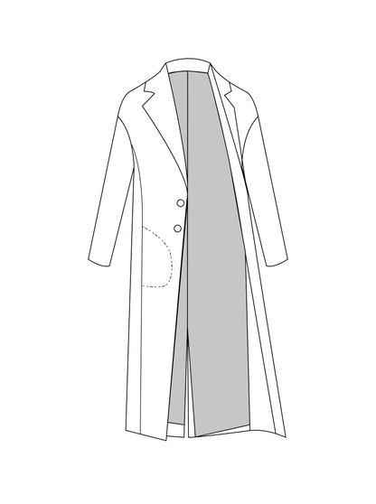 The Coat Sewing Pattern - Full Lining Add On - The Avid Seamstress