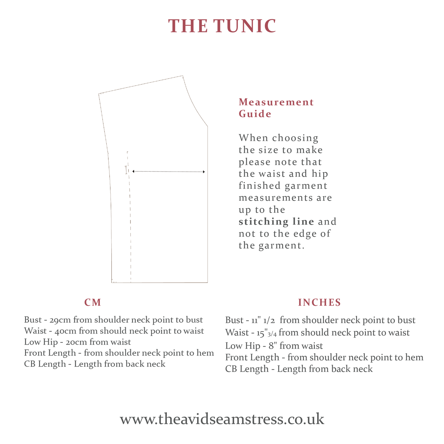 The Tunic Sewing Pattern - The Avid Seamstress