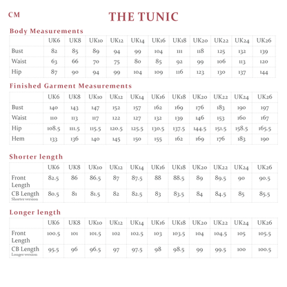 The Tunic Sewing Pattern - The Avid Seamstress