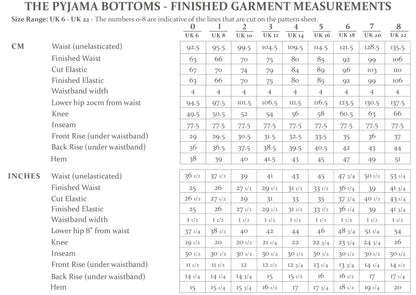 The Pyjama Bottoms Sewing Pattern - The Avid Seamstress