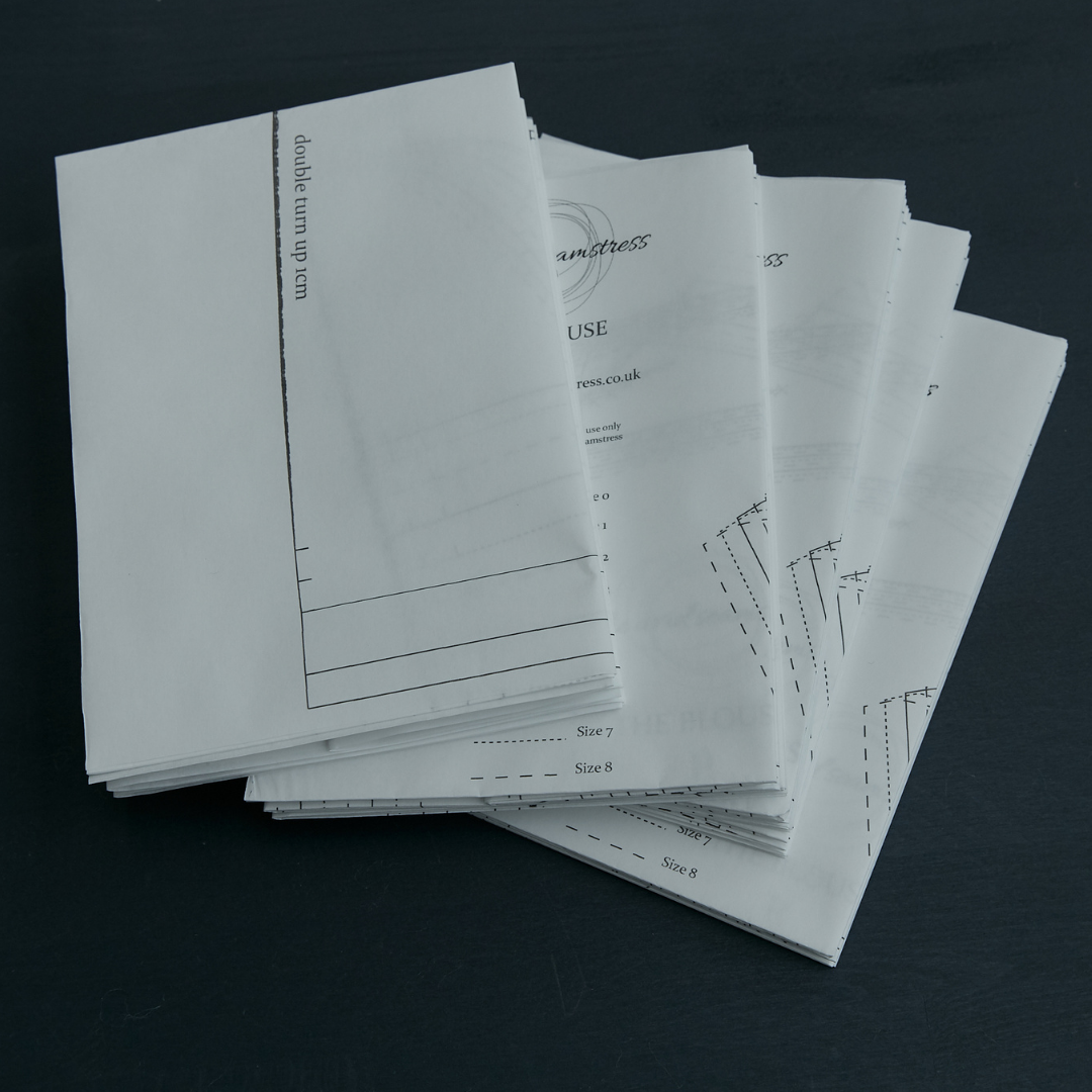 A0 and Copy Shop Sewing Pattern Print (B&W / Colour) - The Avid Seamstress