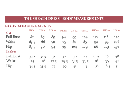The Sheath Dress Sewing Pattern *** Pattern Updated &amp; New Sizing UK 6 - 22 - The Avid Seamstress
