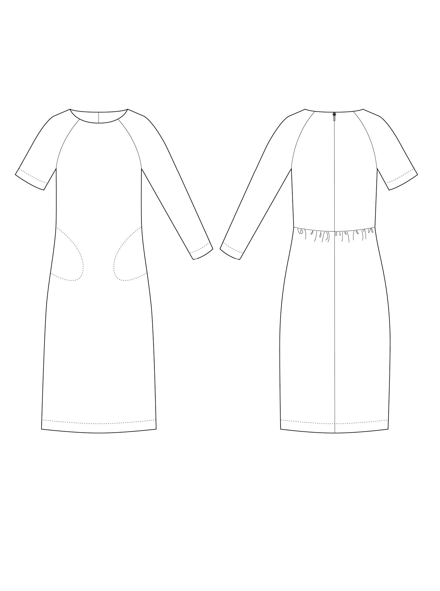 The Gathered Dress Sewing Pattern - ADULT - The Avid Seamstress
