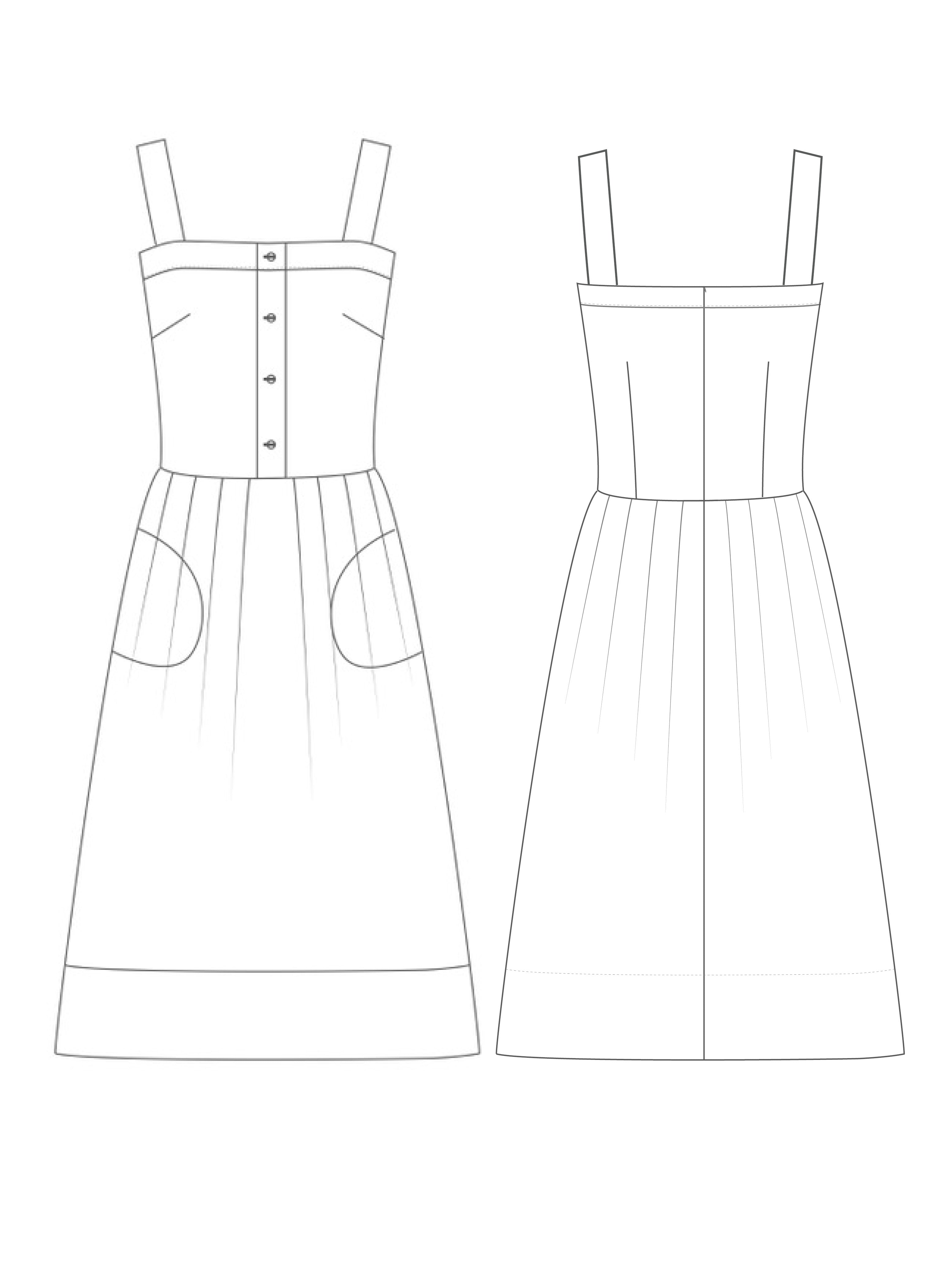 Sun Pattern Dress The Sun Dress Sewing Pattern - The Avid Seamstress