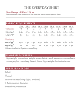 The Everyday Shirt Sewing Pattern - The Avid Seamstress